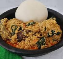 Eba and Egusi